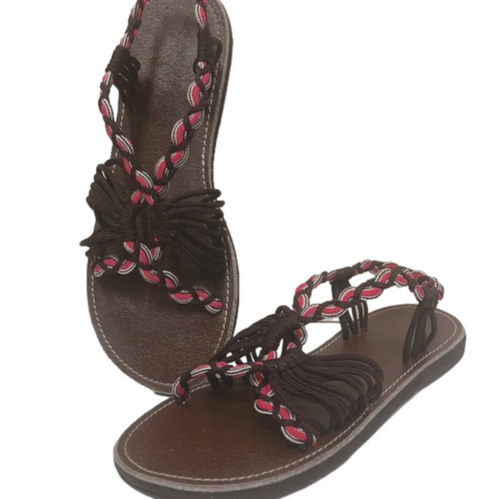 Kultural‎ Vibez new braided strap summer sandals size 7